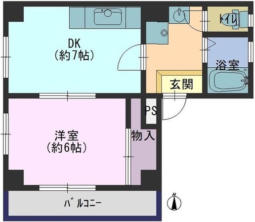 ロイヤル御影の物件間取画像